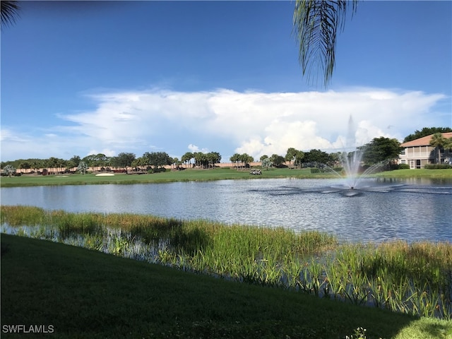 view of water feature