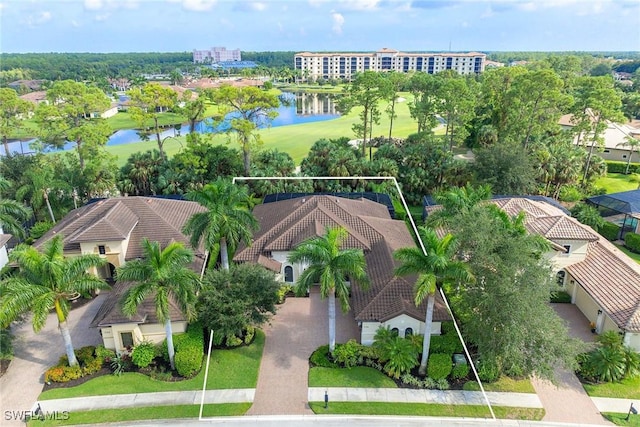 7721 Classics Dr, Naples, FL 34113 - bird's eye view featuring a water view
