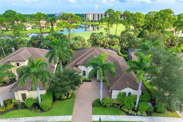 7721 Classics Dr, Naples, FL 34113 - aerial view featuring a water view