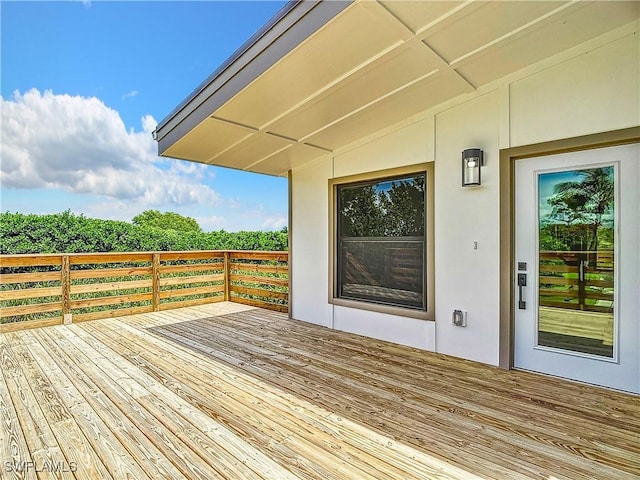 view of deck