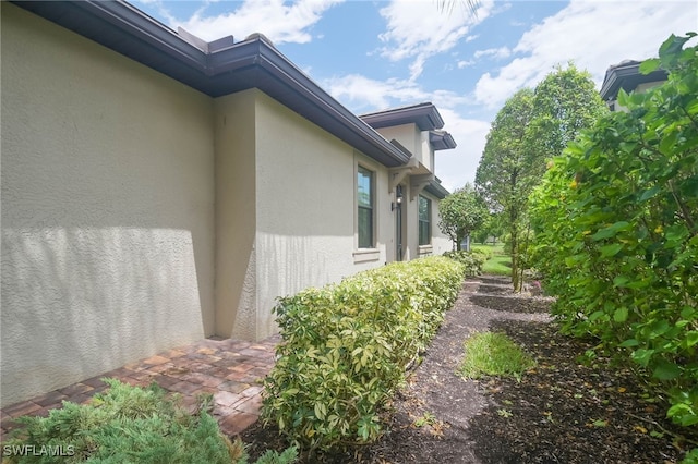 view of home's exterior featuring a patio