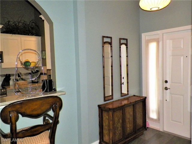 foyer with a healthy amount of sunlight