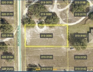 1706 Mcarthur Ave, Lehigh Acres FL, 33972 land for sale