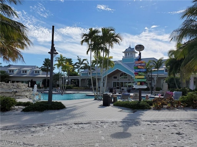 view of pool