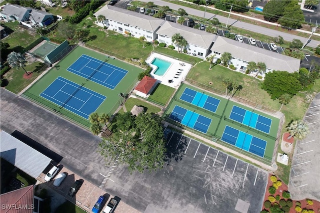 bird's eye view featuring a residential view