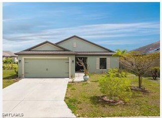 ranch-style house with a garage