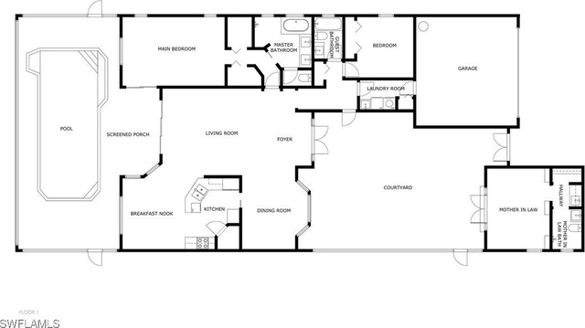 6733 Bent Grass Dr, Naples, FL 34113 - view of layout