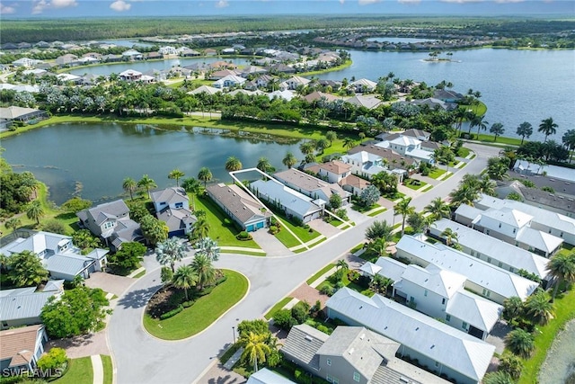 14151 Nautica Ct, Naples, FL 34114 - drone / aerial view with a residential view and a water view