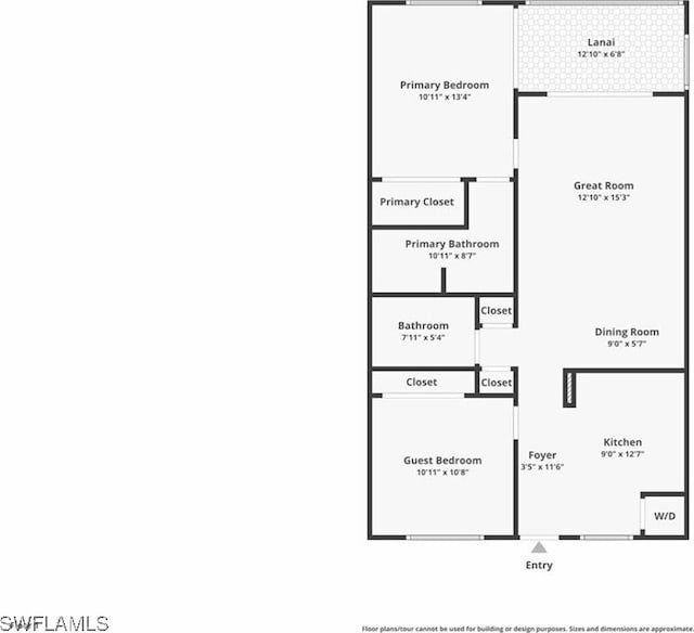 4835 Bonita Beach Rd Unit 408, Bonita Springs, FL 34134 - floor plan