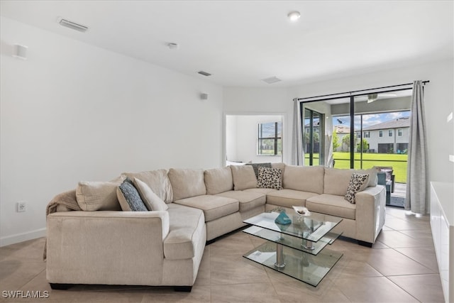 view of living room