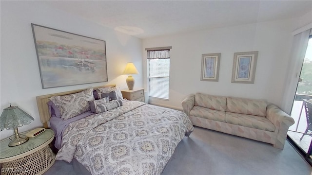 bedroom featuring carpet floors