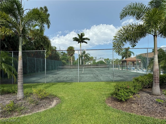 view of sport court