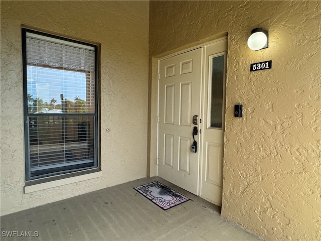 view of entrance to property