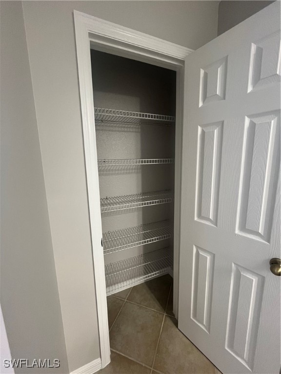 view of pantry