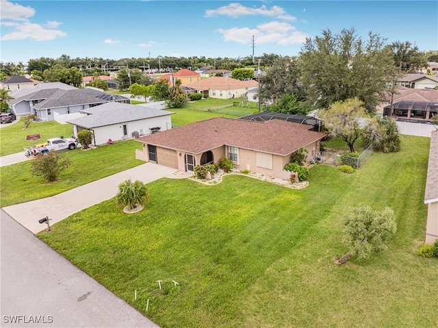 birds eye view of property featuring a residential view