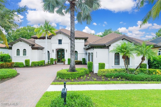 view of mediterranean / spanish house