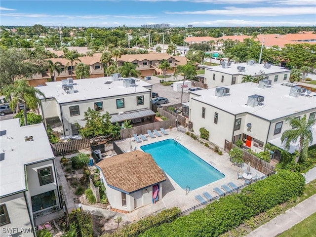 11653 Pointe Circle Dr, Fort Myers, FL 33908 - drone / aerial view of a pool