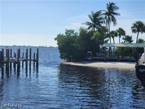 11653 Pointe Circle Dr, Fort Myers, FL 33908 - dock with a water view