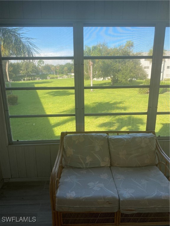 sunroom featuring a healthy amount of sunlight