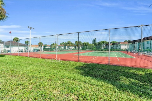 4318 27th Ct SW Unit 102, Naples, FL 34116 - view of tennis court