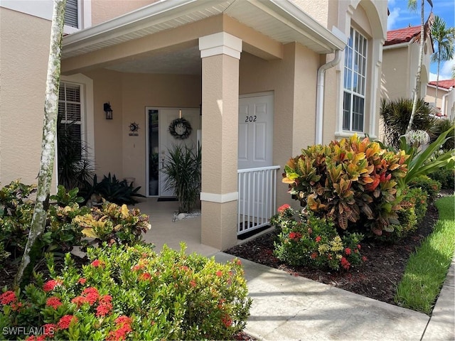 view of entrance to property