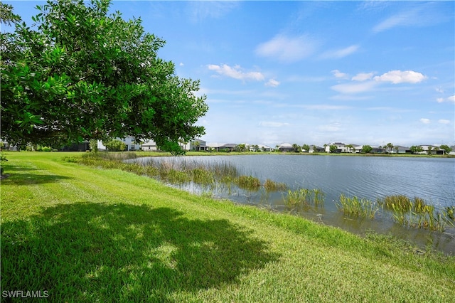 property view of water