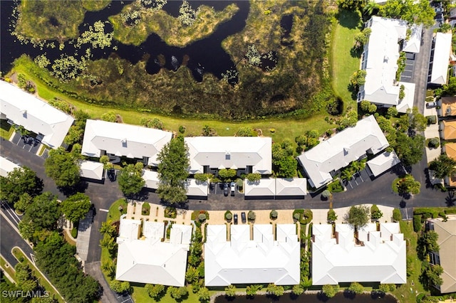 drone / aerial view featuring a residential view