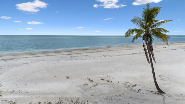 water view featuring a view of the beach