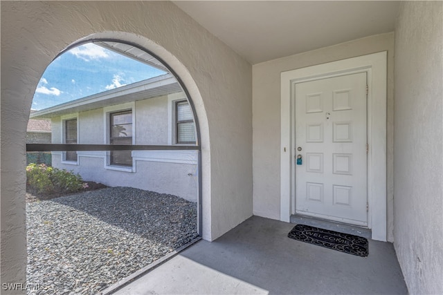 view of entrance to property