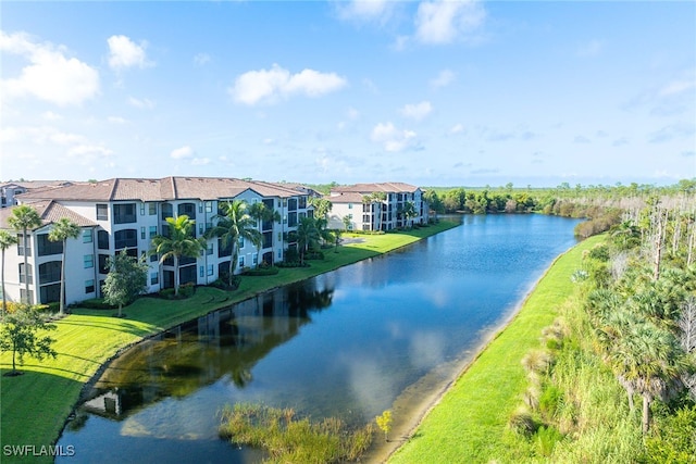 property view of water