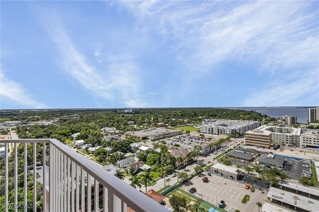 2090 W First St Unit 2007, Fort Myers, FL 33901 - balcony with a water view and a city view