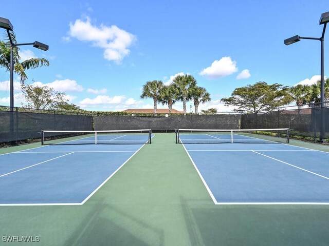 view of sport court featuring basketball court