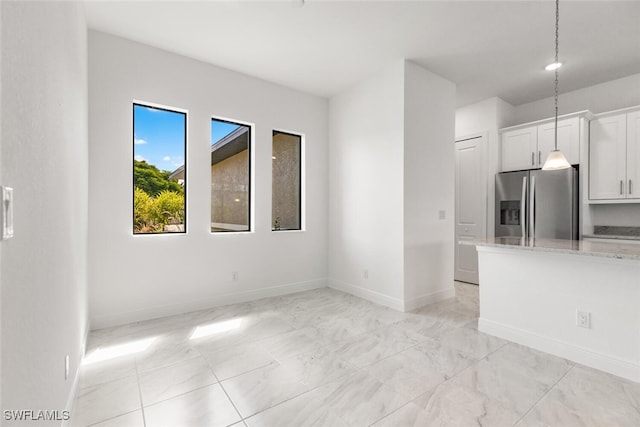 view of unfurnished living room