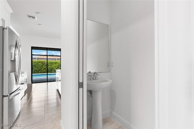 bathroom featuring tile patterned floors