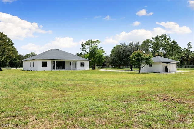 view of yard