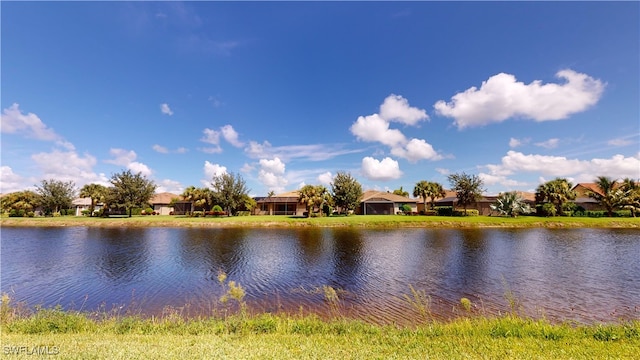 property view of water