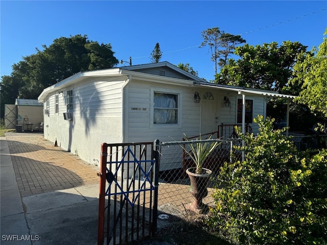 view of front of home