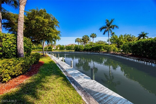 view of water feature