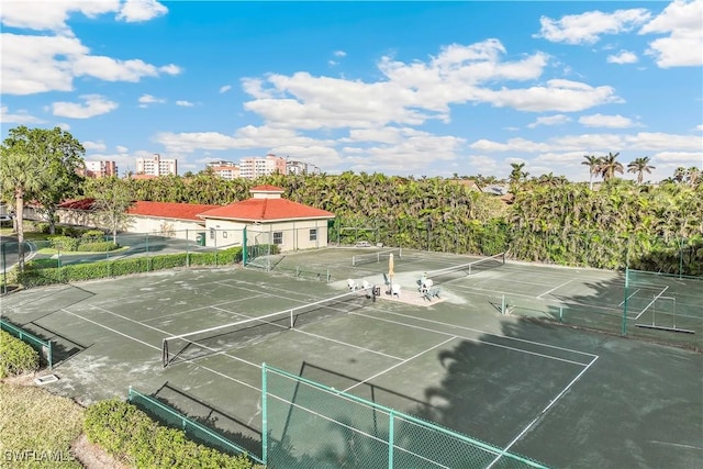 view of sport court