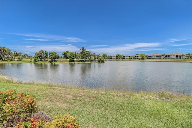 property view of water