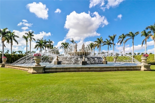 18281 Via Caprini Dr, Miromar Lakes, FL 33913 - view of community with a lawn