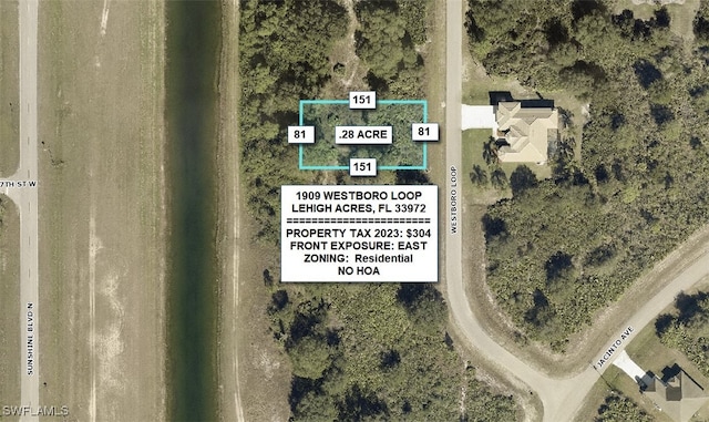 1909 Westboro Loop, Lehigh Acres FL, 33972 land for sale