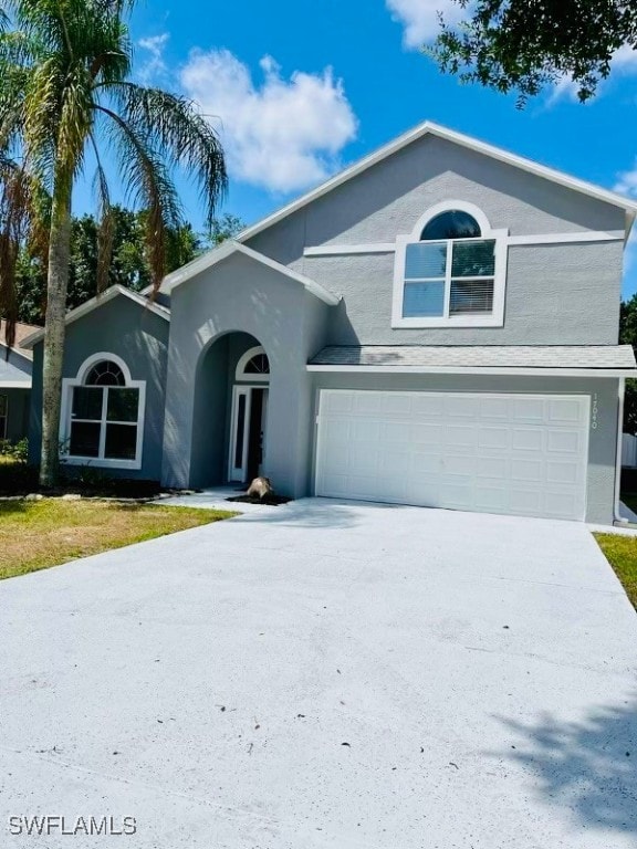 ranch-style house with a garage