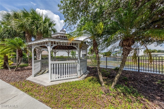 surrounding community featuring a gazebo