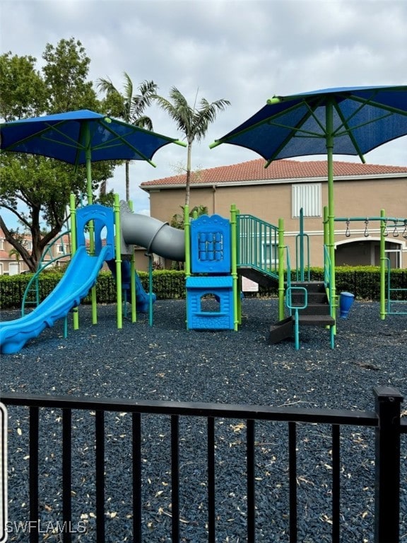 view of play area