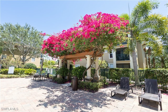 view of patio