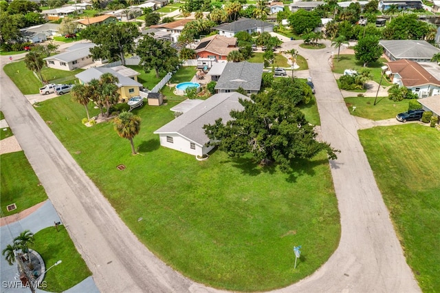 bird's eye view featuring a residential view