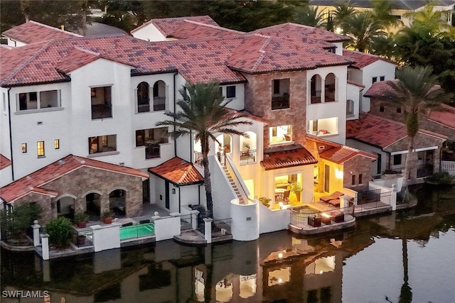 16649 Toscana Cir Unit 803, Naples, FL 34110 - aerial view with a water view
