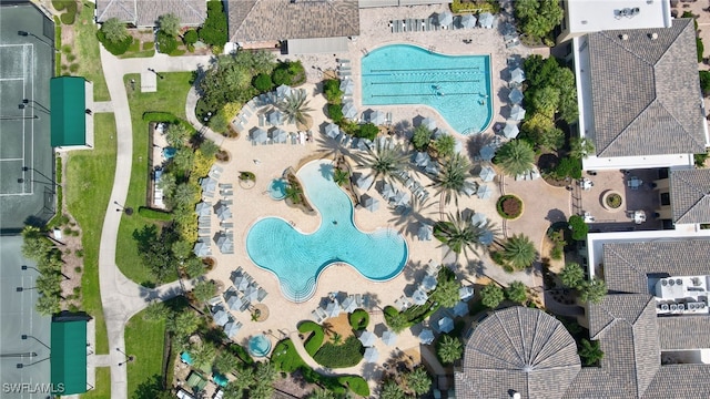 drone / aerial view