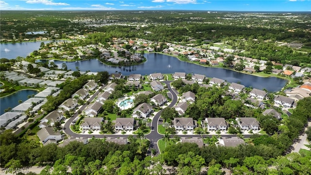 1010 Partridge Cir Unit 202, Naples, FL 34104 - aerial view of property's location featuring nearby suburban area and a nearby body of water